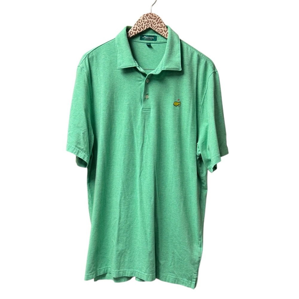 Masters Classics Golf Pima Cotton Short Sleeve Collared Polo Shirt Green XL